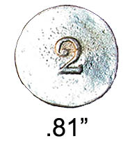 2nd Continental Regiment of 1776 button